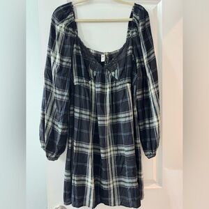 BP PLAID MINI DRESS